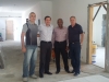 Visita Deputado Orlando Morando - Esq. para Dir: Sergio Bonjardim, Dep. Orlando Morando, Pr. Jose Altino, Sr. Roberto Babler